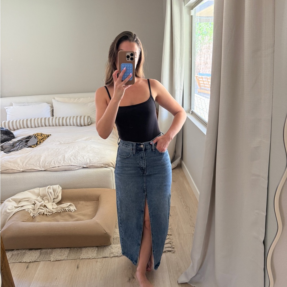 Blue Denim Skirt